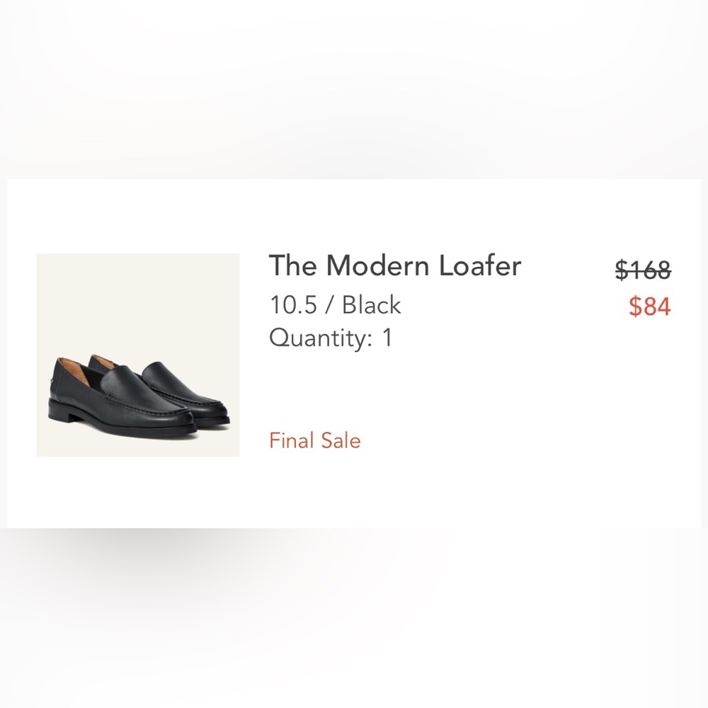 Everlane Classic Black Loafers